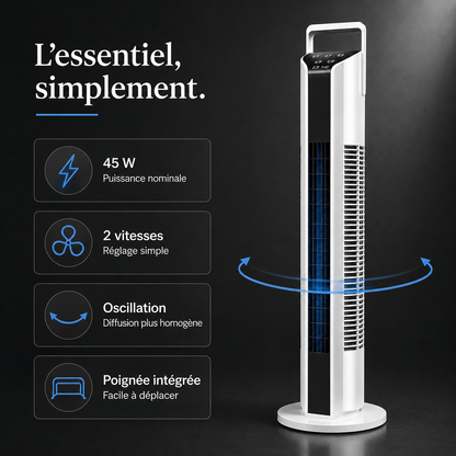 Vento Tower - Ventilateur Colonne Silencieux
