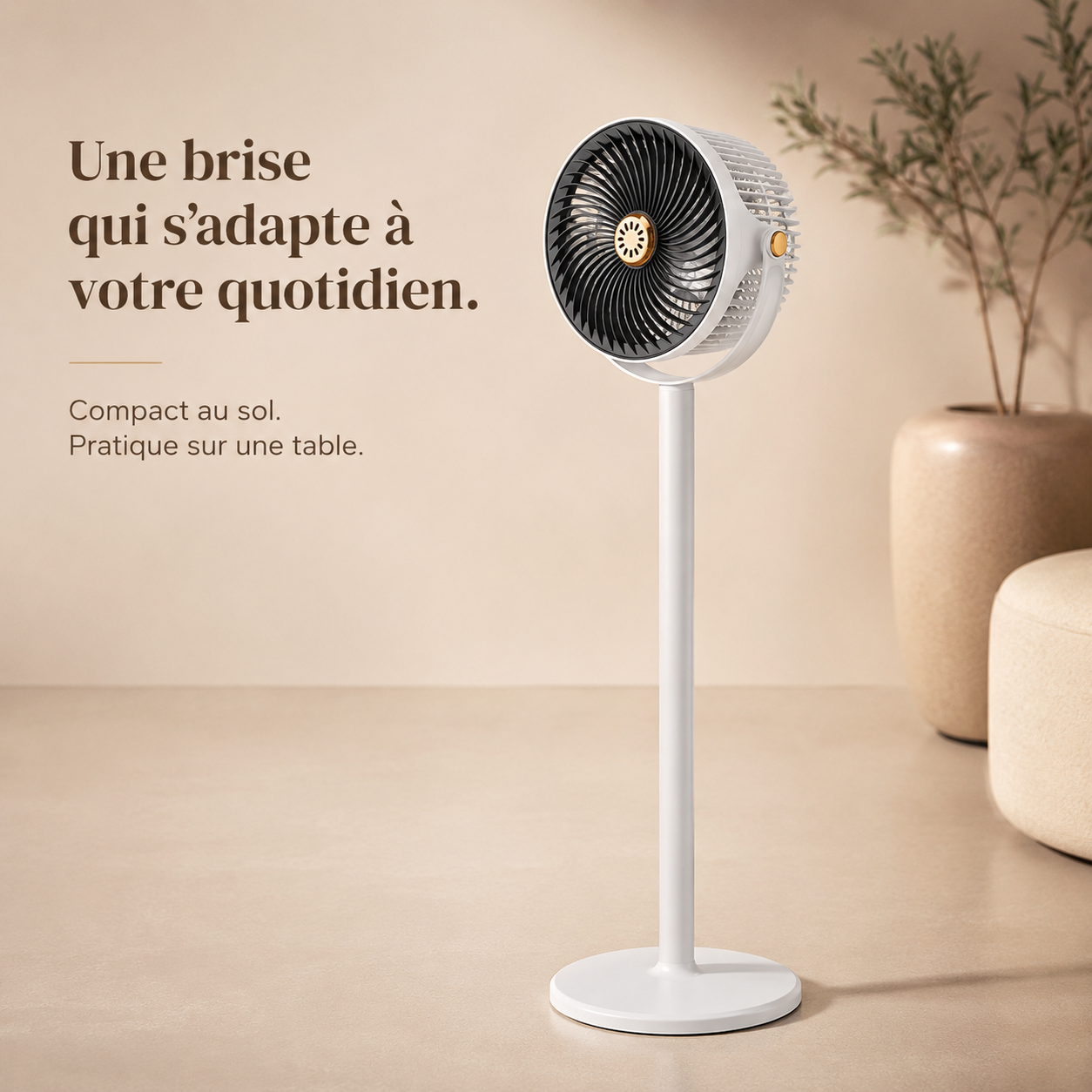 Vento Go — Ventilateur Pliable et Rechargeable